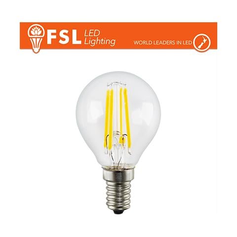 Lampada Filamento Sfera - 4w 2700k E14 400lm - Foto 1